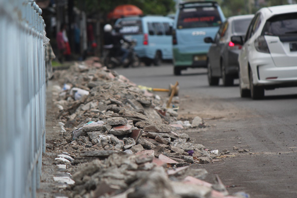 Proyek DAK Baru Jalan Ketika Bahan Material Ada