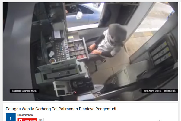 Petugas Tol Dipukul, Rekaman Video Ini Jadi Alat Bukti