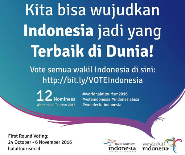 2 Hari Lagi, Menuju Final World Halal Tourism Award 2016