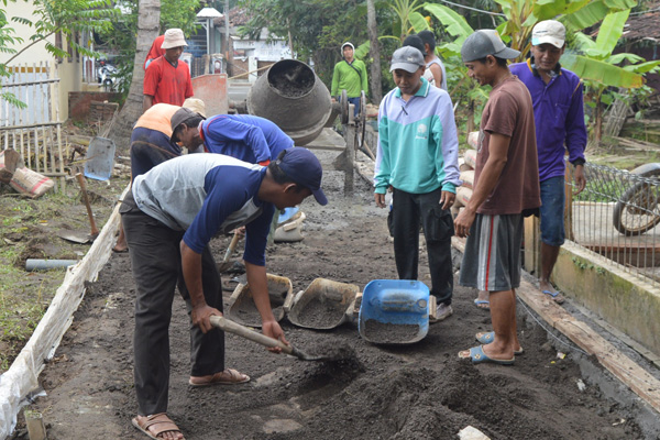 Biar Awet, 265 Meter Jalan H Nur Ali Dibeton