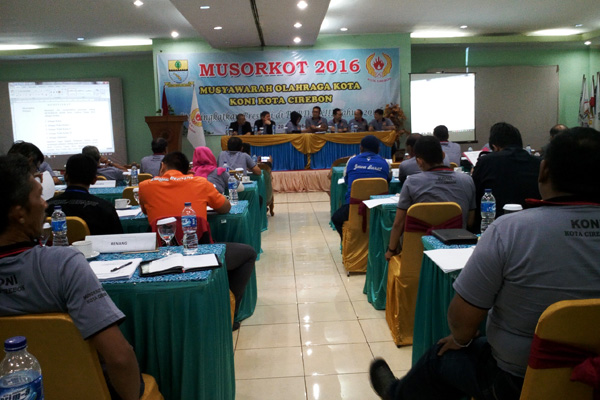 3 Kandidat Bersaing di Musorkot KONI Cirebon