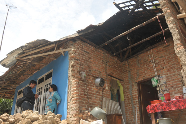 Puting Beliung Terjang Dukupuntang, 1 Rumah Warga Hancur