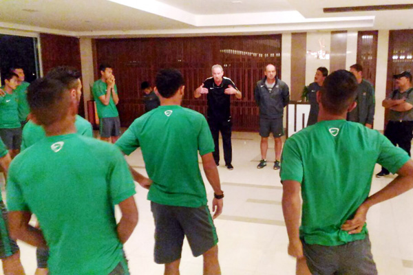 Masuk Hotel, Timnas Langsung Latihan