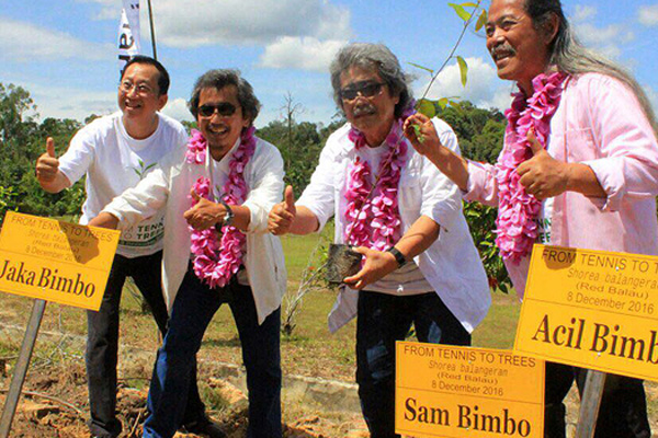 Bimbo Bersemangat Hijaukan Cagar Biosfer Riau