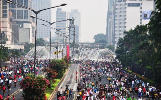 Jakarta Oke, Minggu Pagi Tetap Car Free Day di Monas