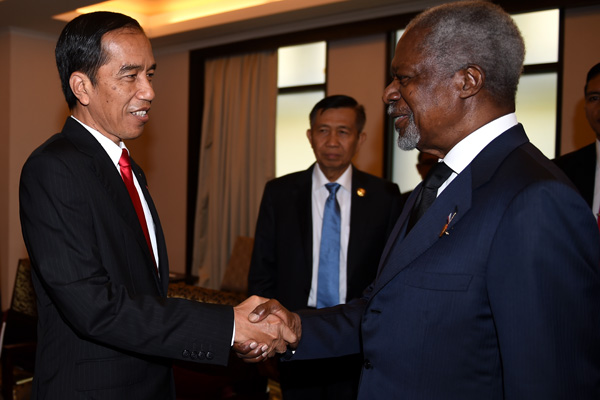 Jokowi Ketemu Kofi Annan, Indonesia Kirim Bantuan ke Rohingya