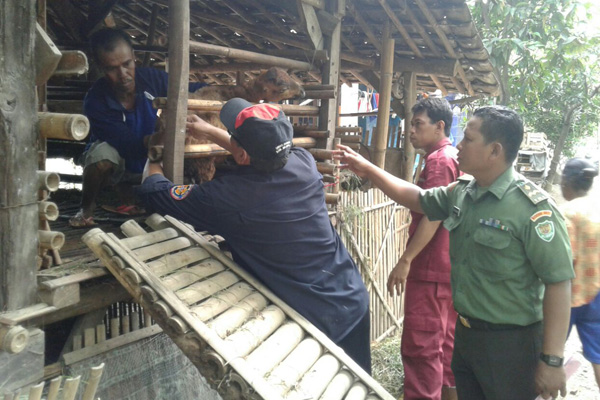 Koramil Ligung Bantu Wujudkan Kampung Ternak