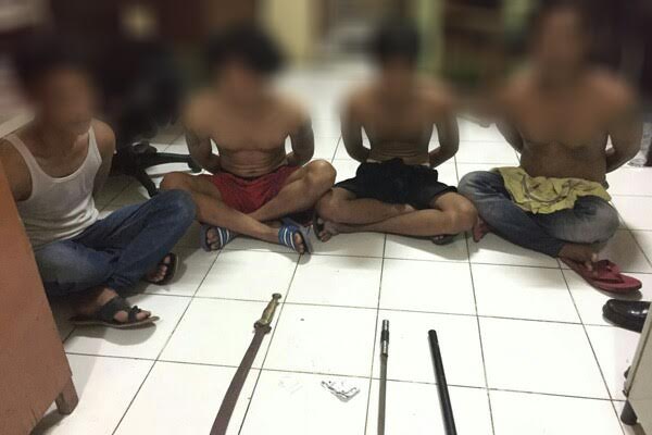 Polisi Gerak Cepat, 4 Orang Ini Diciduk