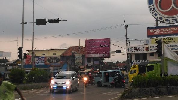 Lampu Merah Palimanan Mati, Lalu Lintas Kacau