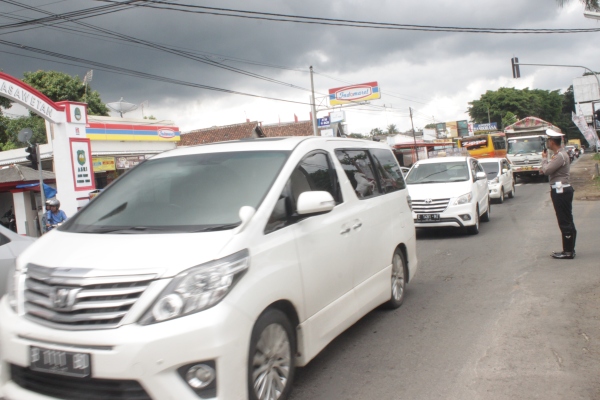 Libur Panjang, Lalu Lintas di Kuningan Mulai Padat