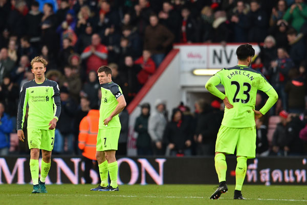 4 Bournemouth v Liverpool 3, Antiklimaks The Reds