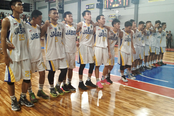 Kejurnas Basket KU-18, Jabar Putra Juara setelah Taklukkan Jateng