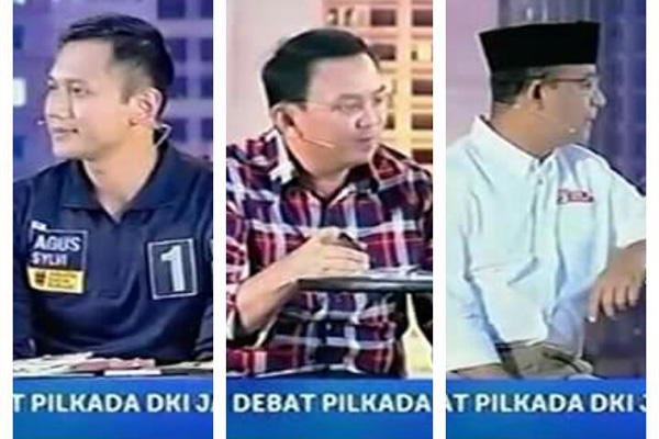 Ini Paparan Visi Misi Ketiga Paslon Gubernur DKI saat Debat Publik