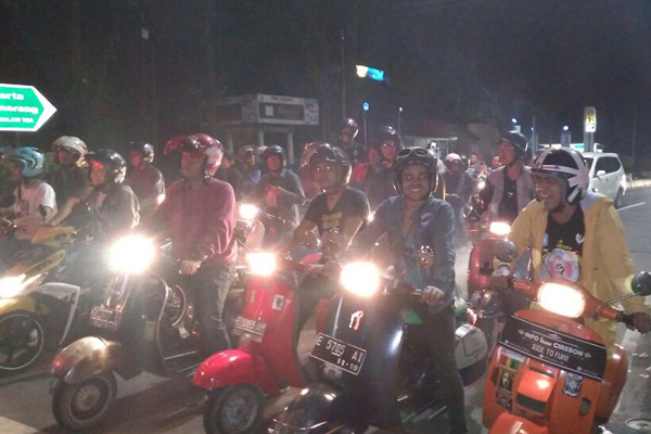 Komunitas Vespa Persiapkan Cirebon Scooter Nite