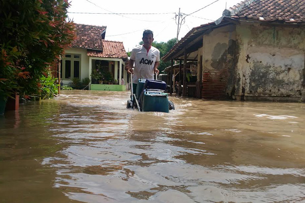 3 Desa di Gunung Jati Terendam Banjir, Wanakaya Paling Parah