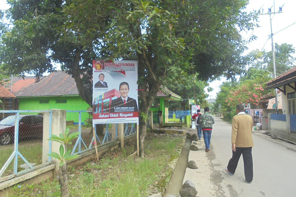 Kader Gerindara Majalengka Kecewa Baliho Ketuanya Dirusak