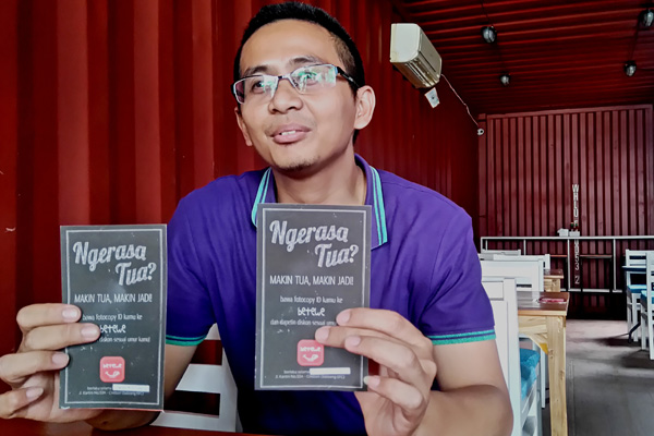 Di Kafe Betewe Ada Diskon Sesuai Usia, Mau?