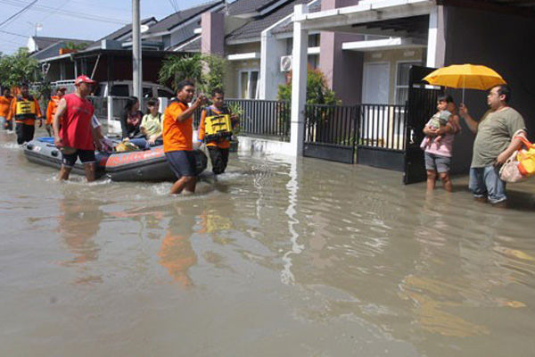 Akibat Hujan Semalam, Sejumlah Kawasan Jakarta Tergenang Banjir