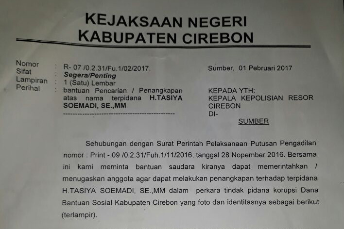 Diminta Kejaksaan, Polisi Bentuk Tim Khusus untuk Pencarian Wabup