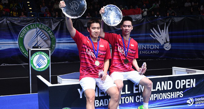 Kalahkan Tiongkok, Kevin/Marcus Wakili Indonesia Juara All England 2017