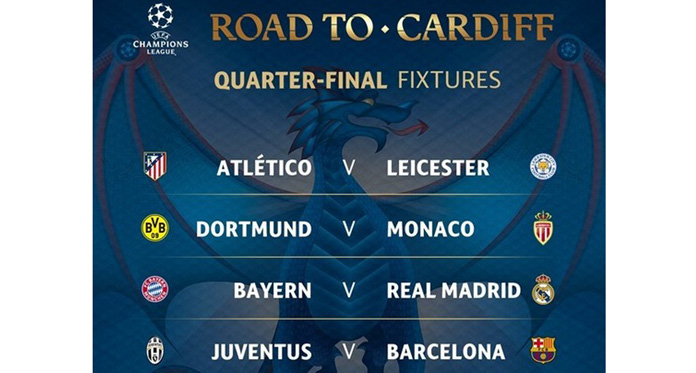 Perempat Final Liga Champions Rasa Final