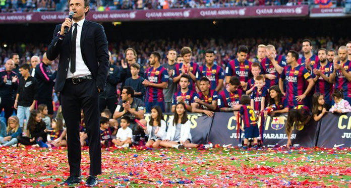 Menang Besar, Luis Enrique Umumkan Pergi dari Barcelona