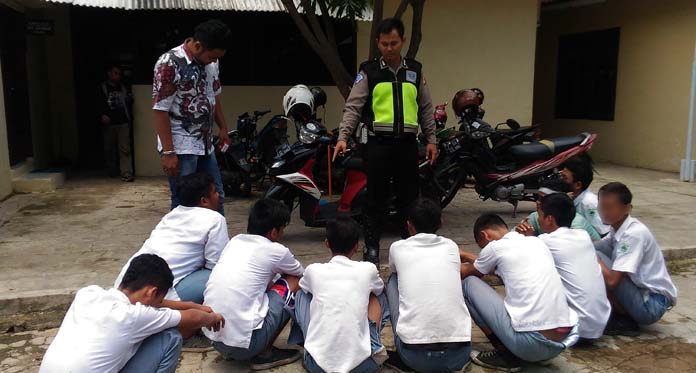 2 Kelompok Pelajar SMK Terlibat Tawuran, Polisi Amankan 10 Siswa