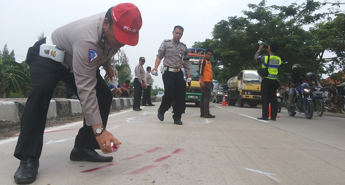 Polisi Reka Ulang Kecelakaan Maut, Sopir Truk Tidak Ngerem