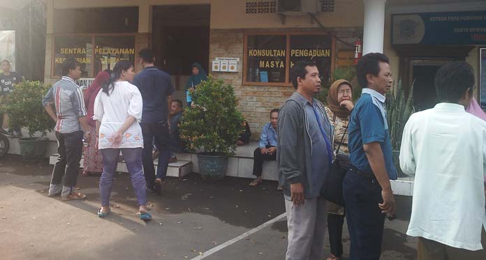 Merasa Ditipu, Nasabah PT Golbal Insani datangi Polres Cirebon Kota