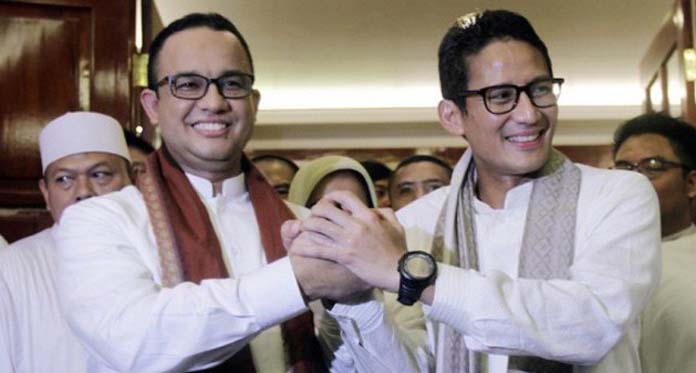 Hasil Exit Poll, Anies-Sandi Gubernur Baru Jakarta
