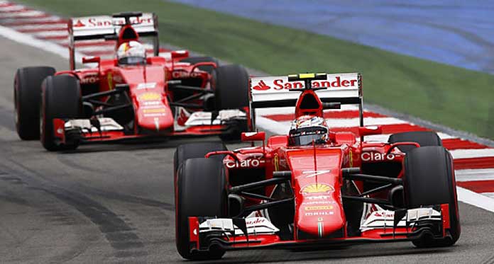 Front Row Pertama Ferrari Sejak 2008