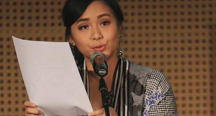 Gita Gutawa, Bacakan Surat Kartini