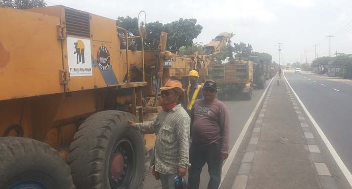 Betonisasi Jalur Pantura Dilanjut, Target Rampung sebelum Puasa