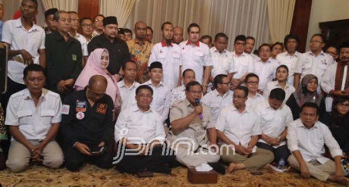 Usai Konsolidasi, Prabowo: Kami Bosan dengan Jakarta yang Terbelah