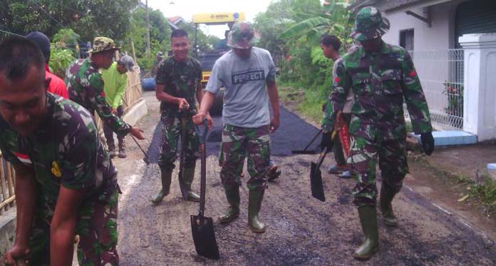 Kini Jalan Mulus dan Wajah Desa Berubah, Pjs Kuwu: Terima Kasih TNI