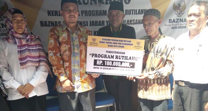 Baznas Jawa Barat Bangun 10 Rutilahu di Kota Cirebon