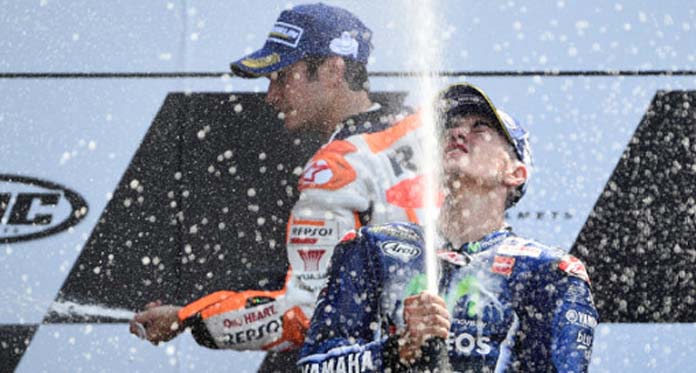 Petaka Rossi di 2 Tikungan Jelang Finis, Gagal Juara MotoGP Prancis