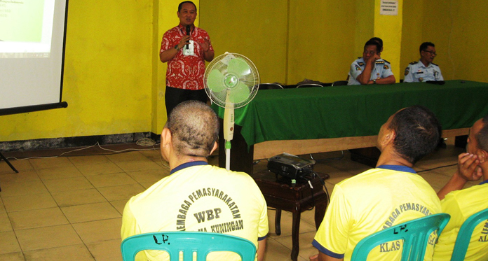 Agar Sadar Hukum, Warga Binaan Lapas Diberi Penyuluhan