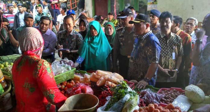 Walikota Sidak ke Pasar, Harga Bawang Putih Tembus Rp65 Ribu/Kg