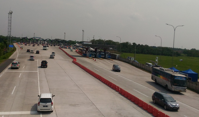 H+5 Lebaran, Arus Balik di Tol Palimanan Ramai Lancar