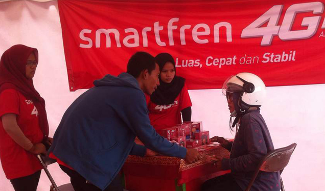 Posko Smartfren Direspons Baik Pemudik