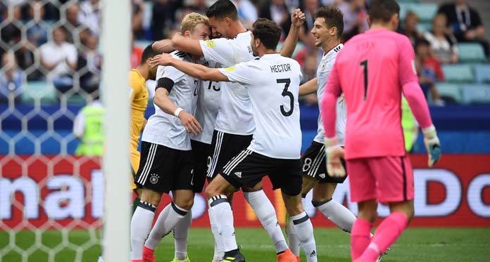 Kalahkan Australia dengan Skor 2-3, Jerman Samai Poin Cile