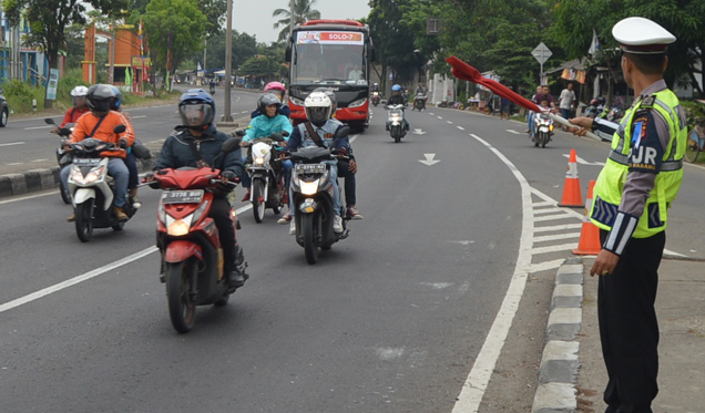 Pemudik Roda Dua Mendominasi Jalur Pantura Indramayu