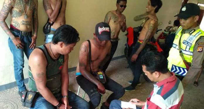 Polisi Amankan Lima Orang Bertato di Pasar Baru Kuningan