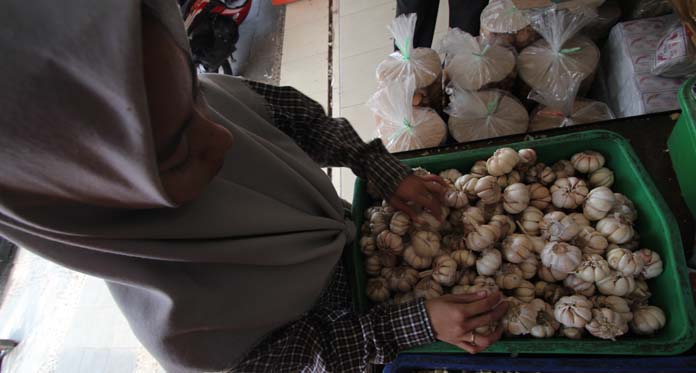 Diguyur 10 Ton, Harga Bawang Putih Masih Rp60 Ribu/Kg