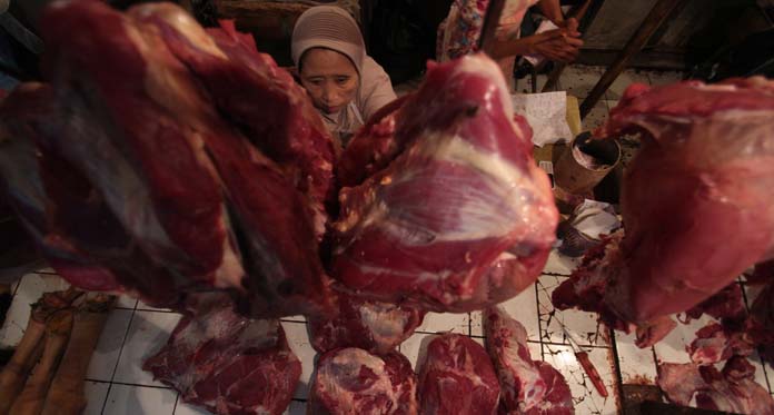 420 Ton Daging Sapi Impor Masuk Indonesia