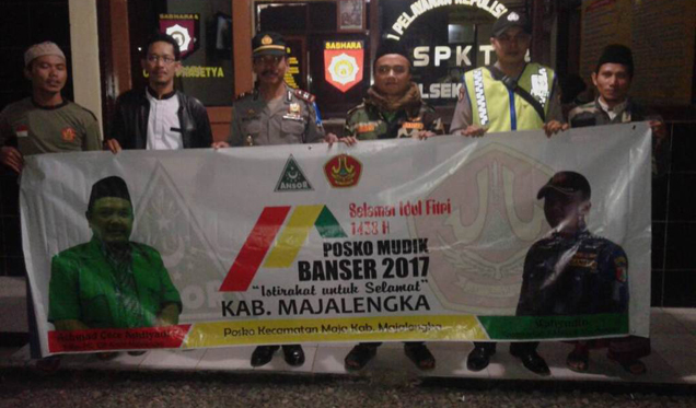 Banser Libatkan Anggota Amankan Mudik