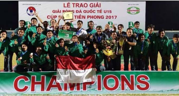 Cukur China Taipe 11-0, Timnas Indonesia U-16 Juara Turnamen di Vietnam