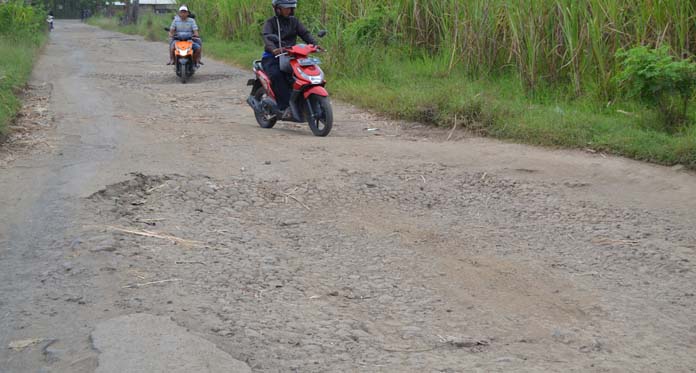 Jalan Ekonomi Desa Cibogo-Ambit Rusak Berat