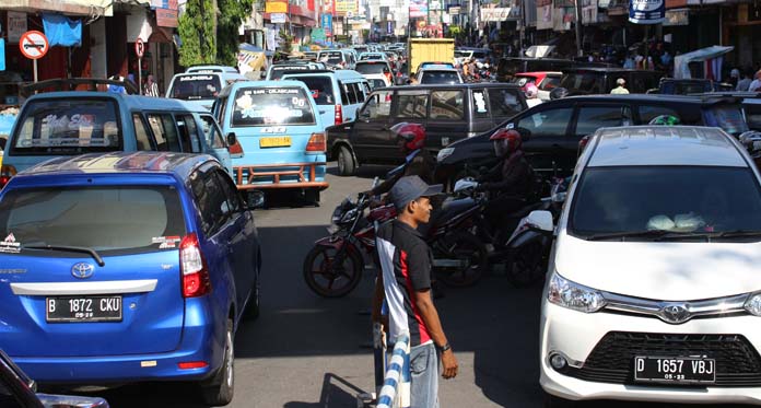 H-6 Lebaran, Pusat Kota Macet